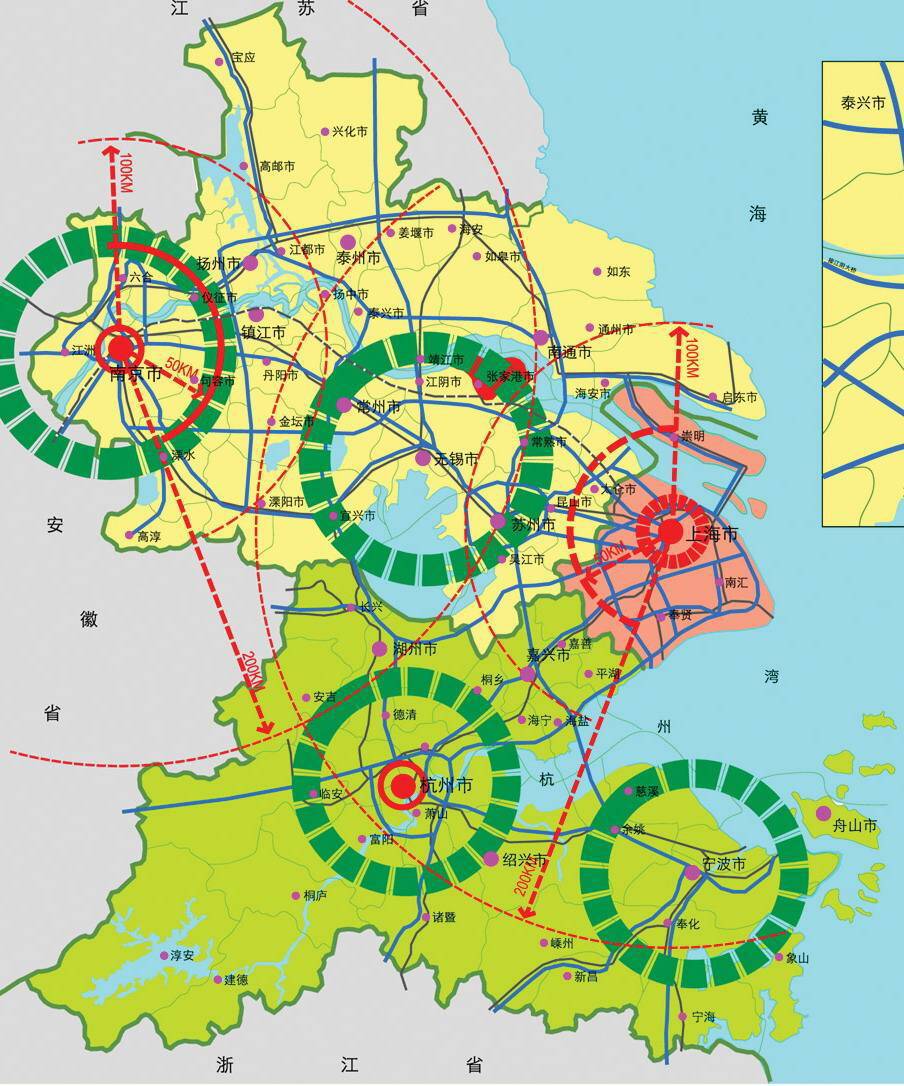 中国唯一的世界级城市群长江三角洲城市群包括哪些城市？